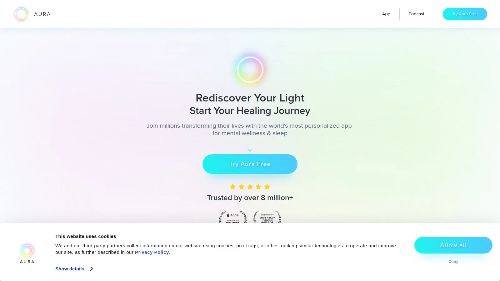 Aura AI-personalized recommendations