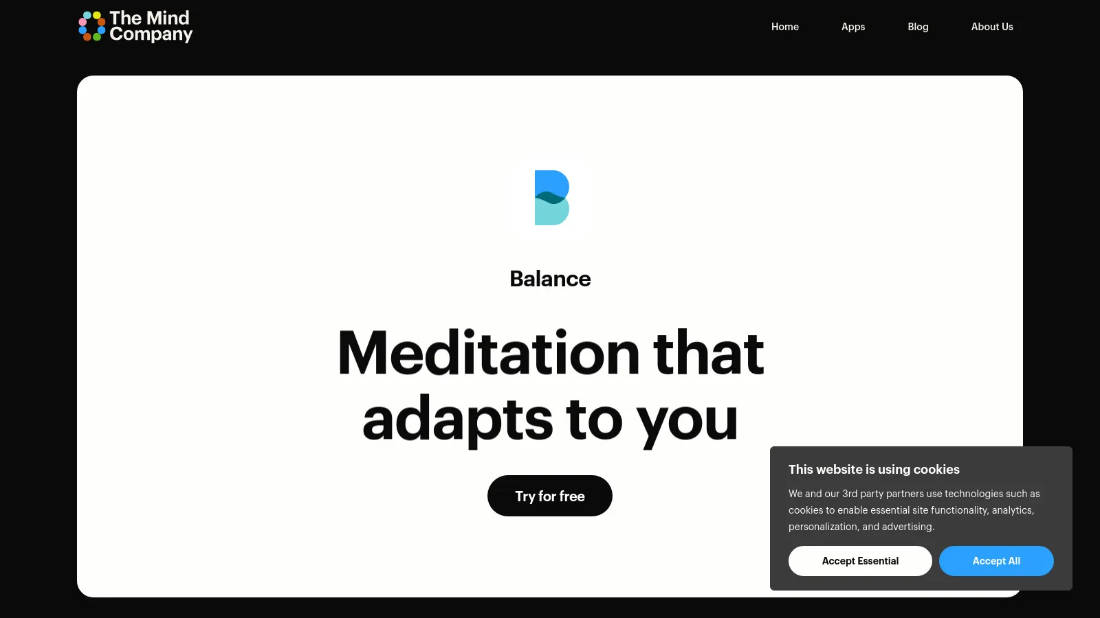 Balance personalized meditation