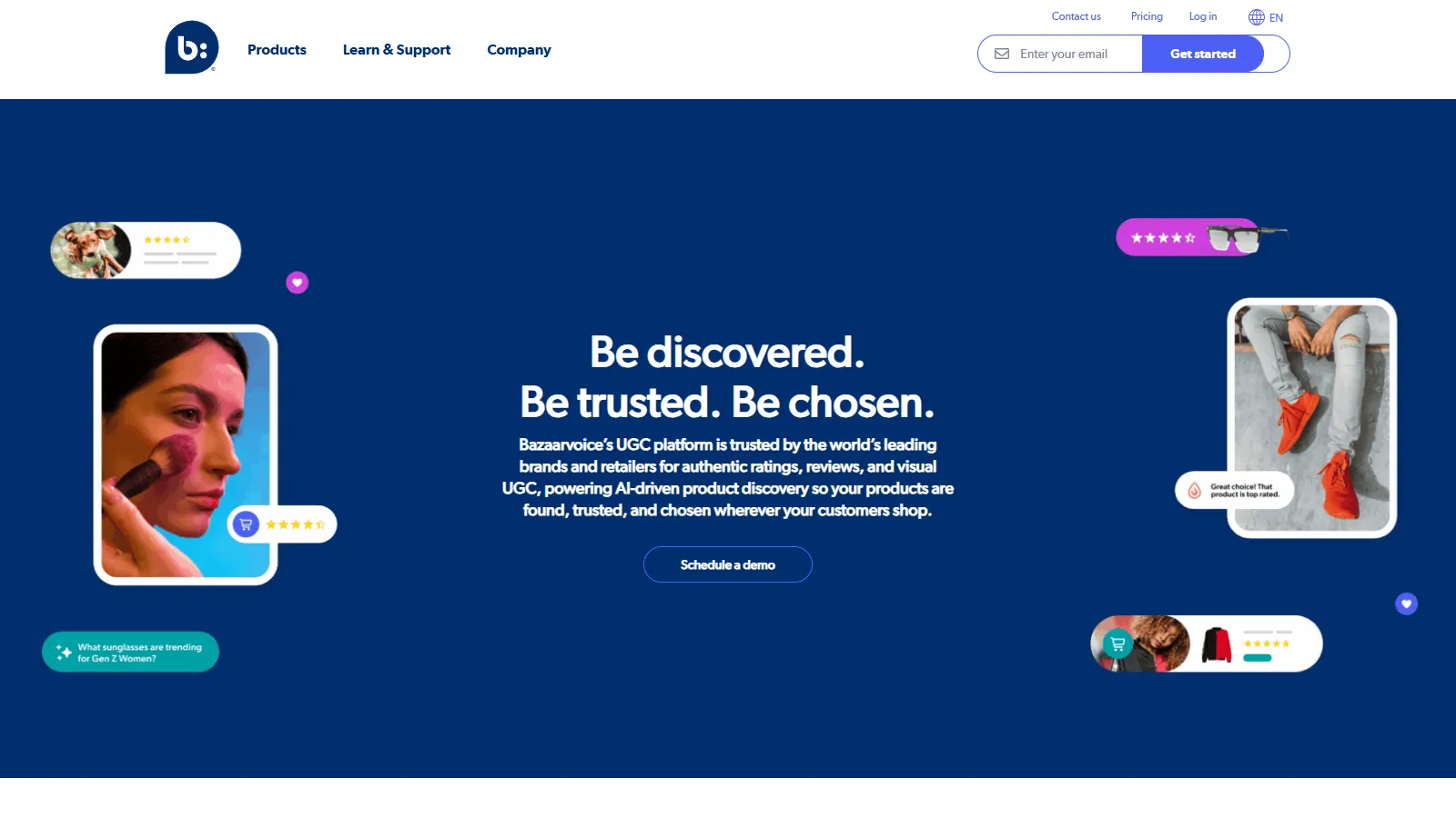 Bazaarvoice reviews platform with syndication network and analytics