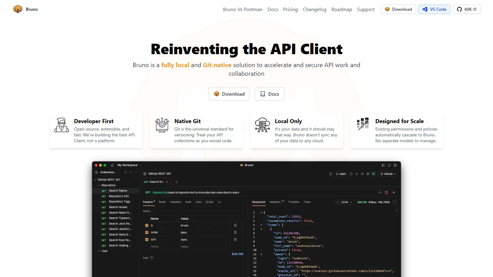 Bruno git-native collections