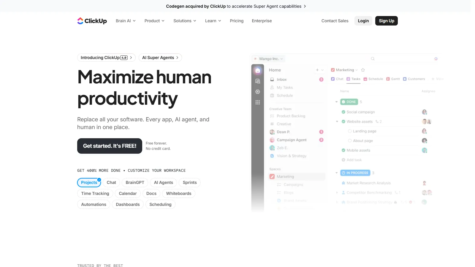tool homepage screenshot