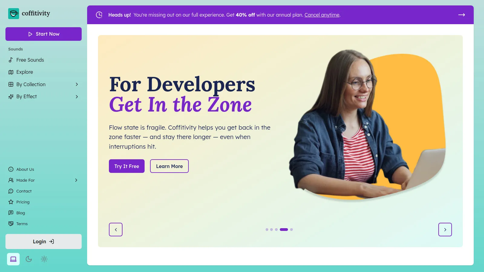Coffitivity coffee shop ambience