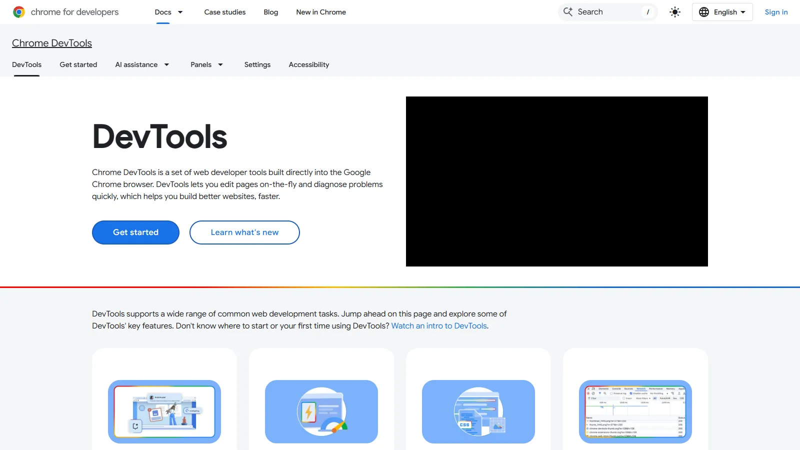 Chrome DevTools device mode emulating mobile