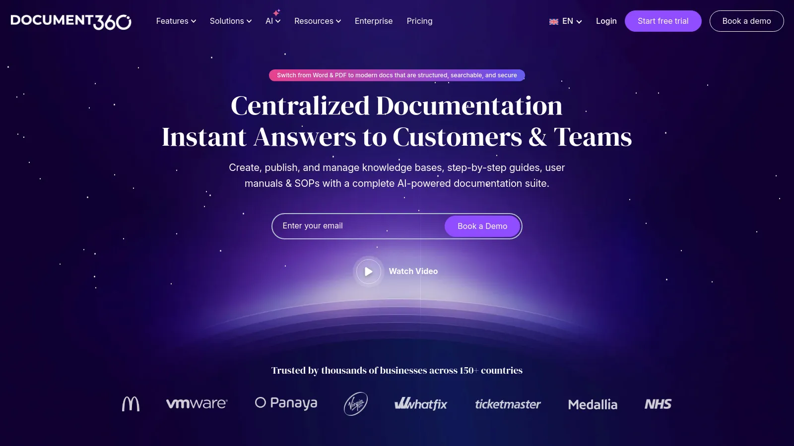 Document360 knowledge base