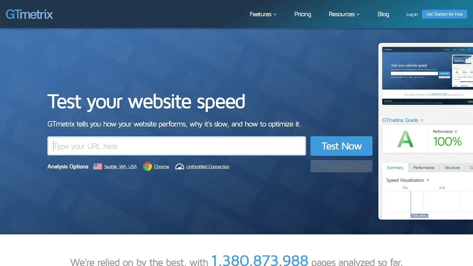 GTmetrix mobile waterfall analysis
