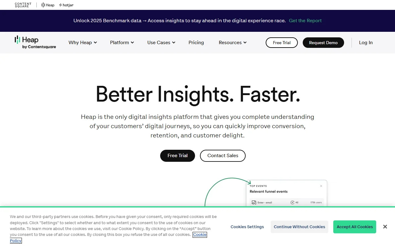 Heap auto-capture analytics