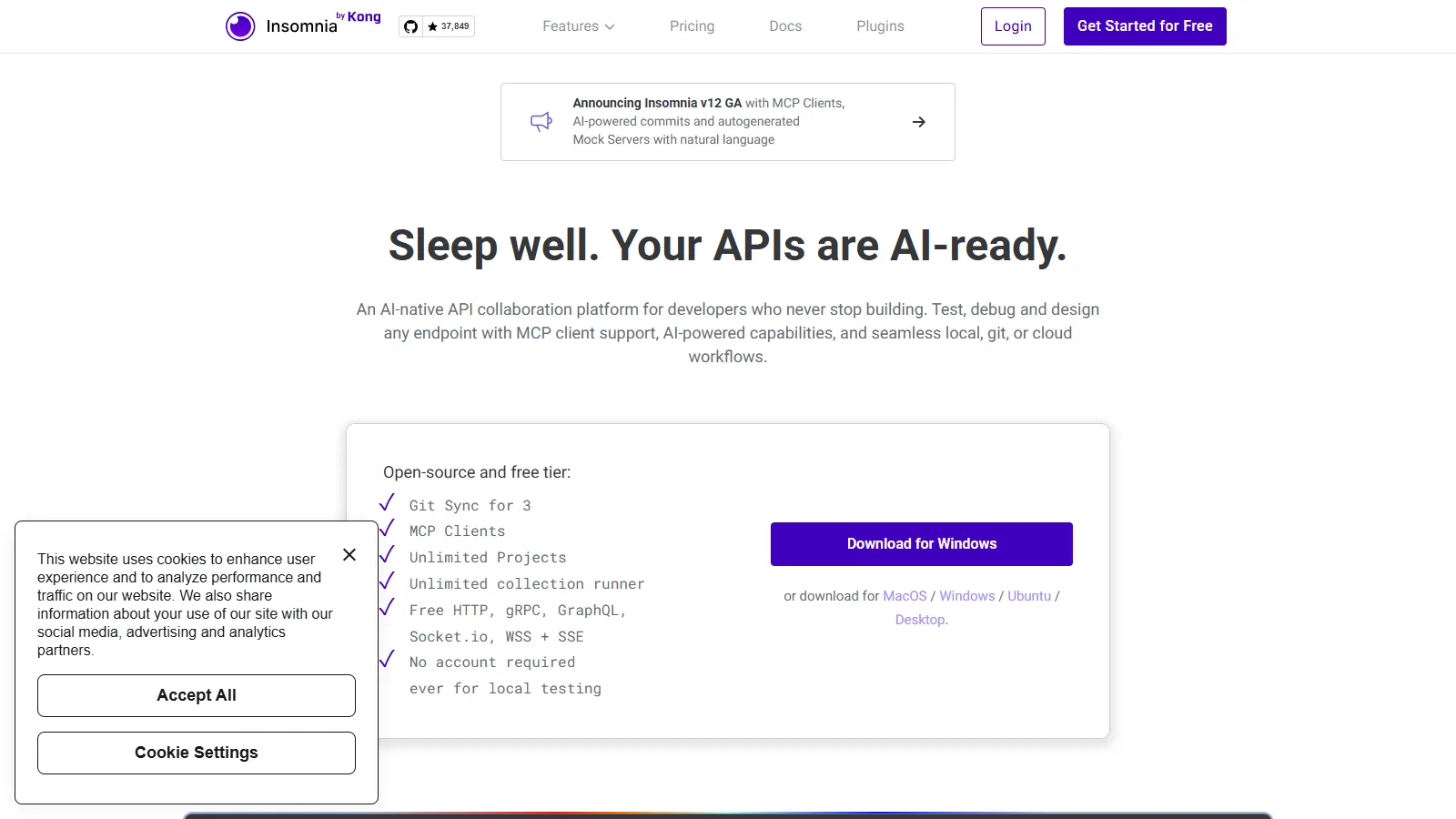 Insomnia API client
