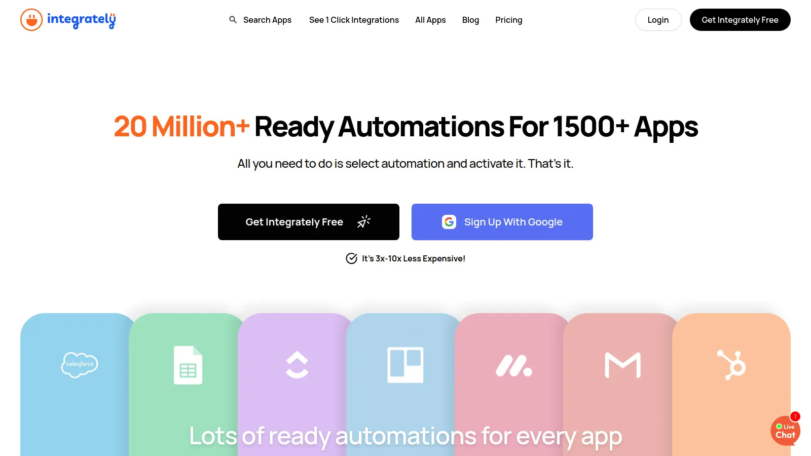 Integrately one-click automations