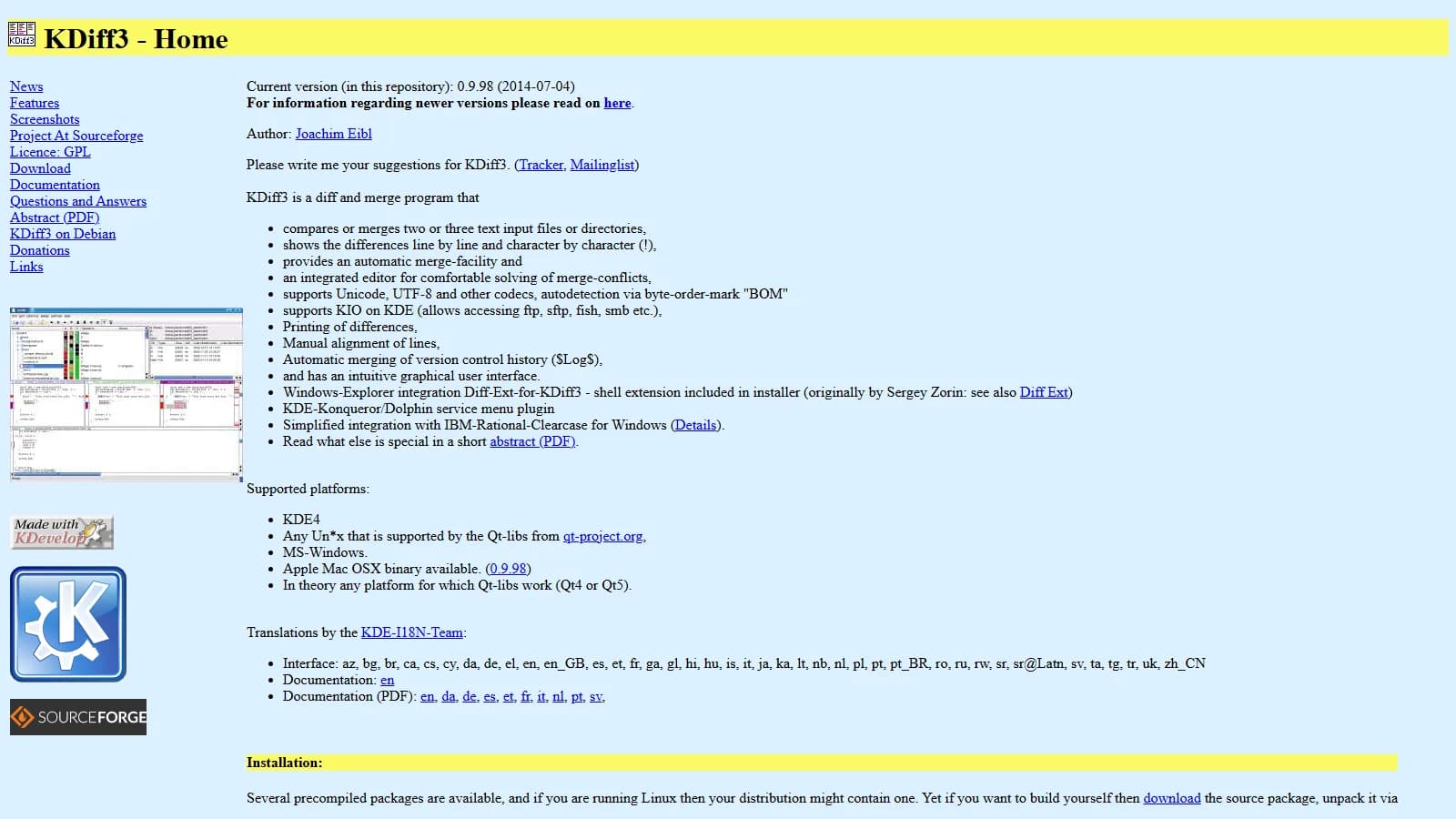 KDiff3 merge interface