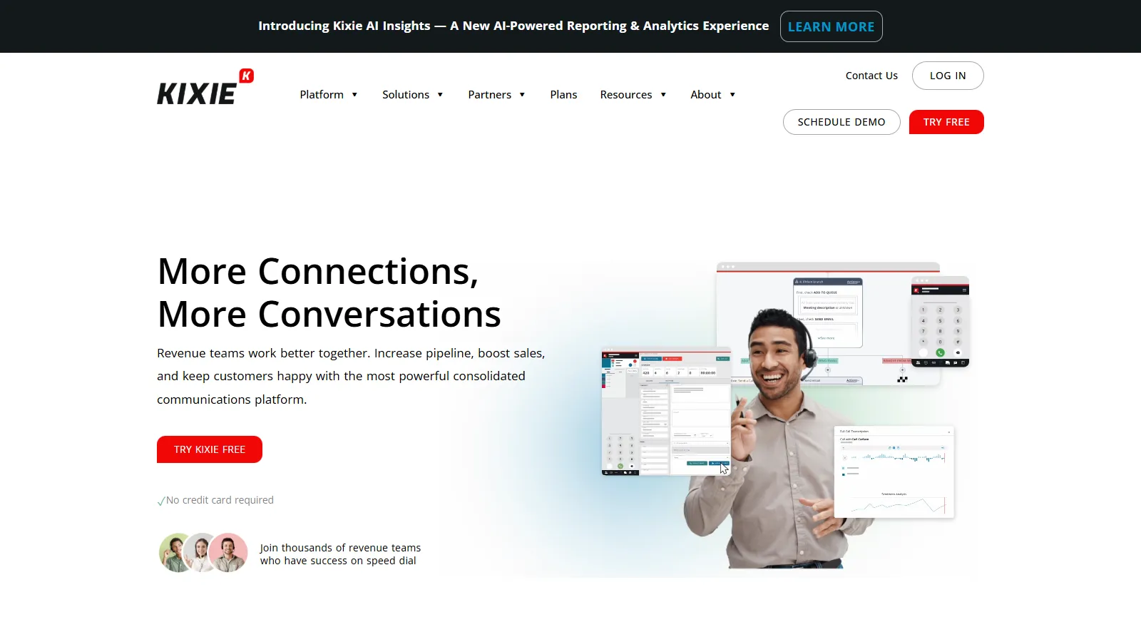 Kixie power dialer with local presence