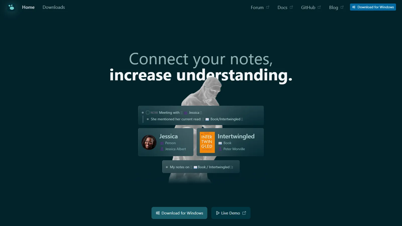 Logseq outliner and graph