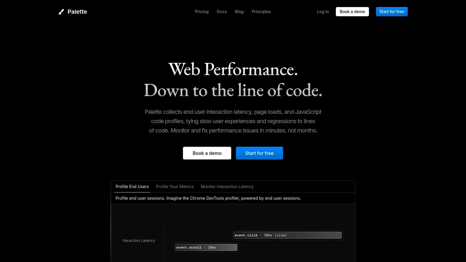Palette modern commission management with API-first architecture