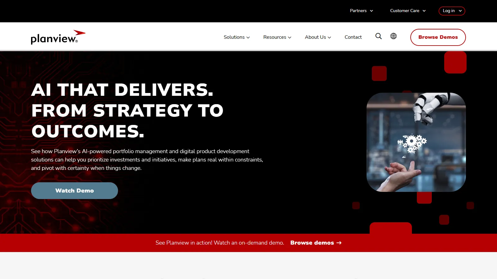 Planview strategic portfolio management