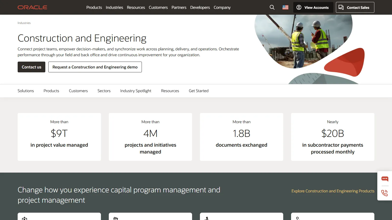 Oracle Primavera construction scheduling