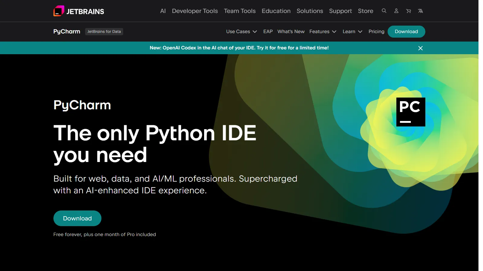 PyCharm showing Python debugging, refactoring menu, and Django project structure