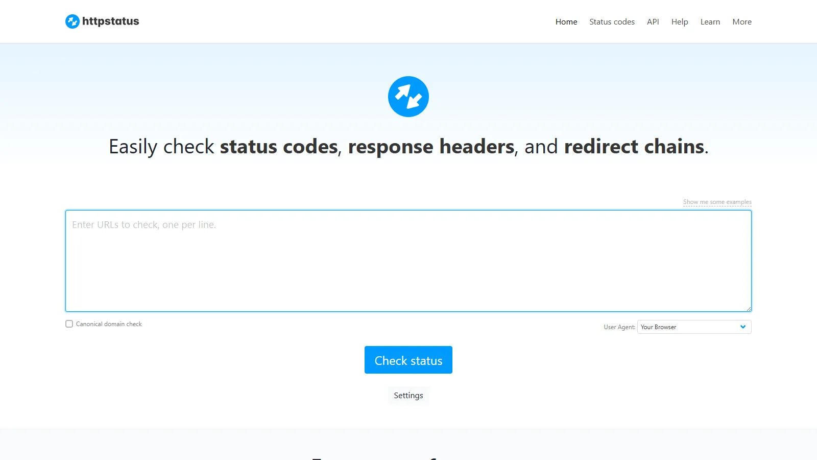 Redirect Checker bulk testing