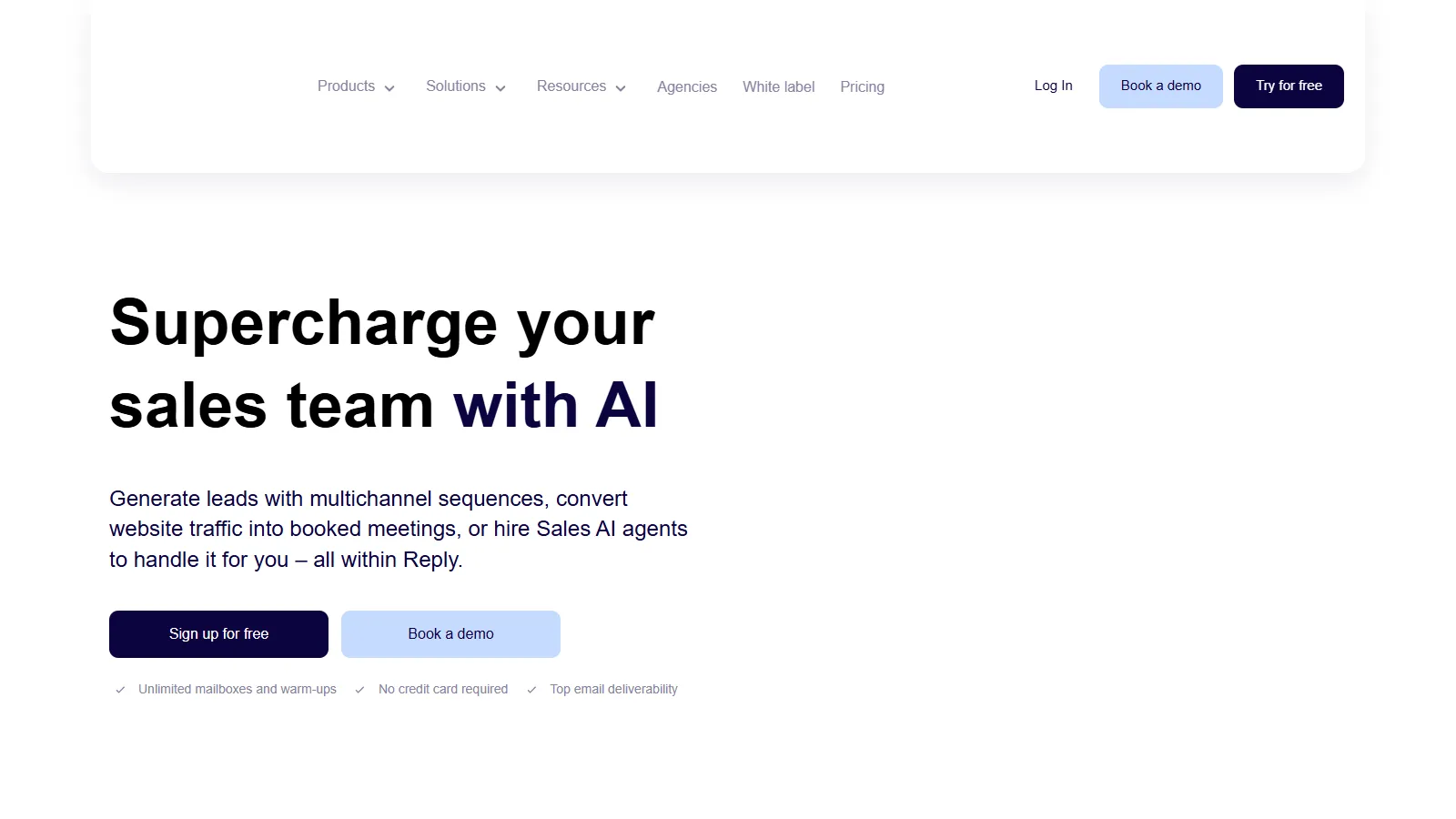 Reply.io AI email writer and sequences