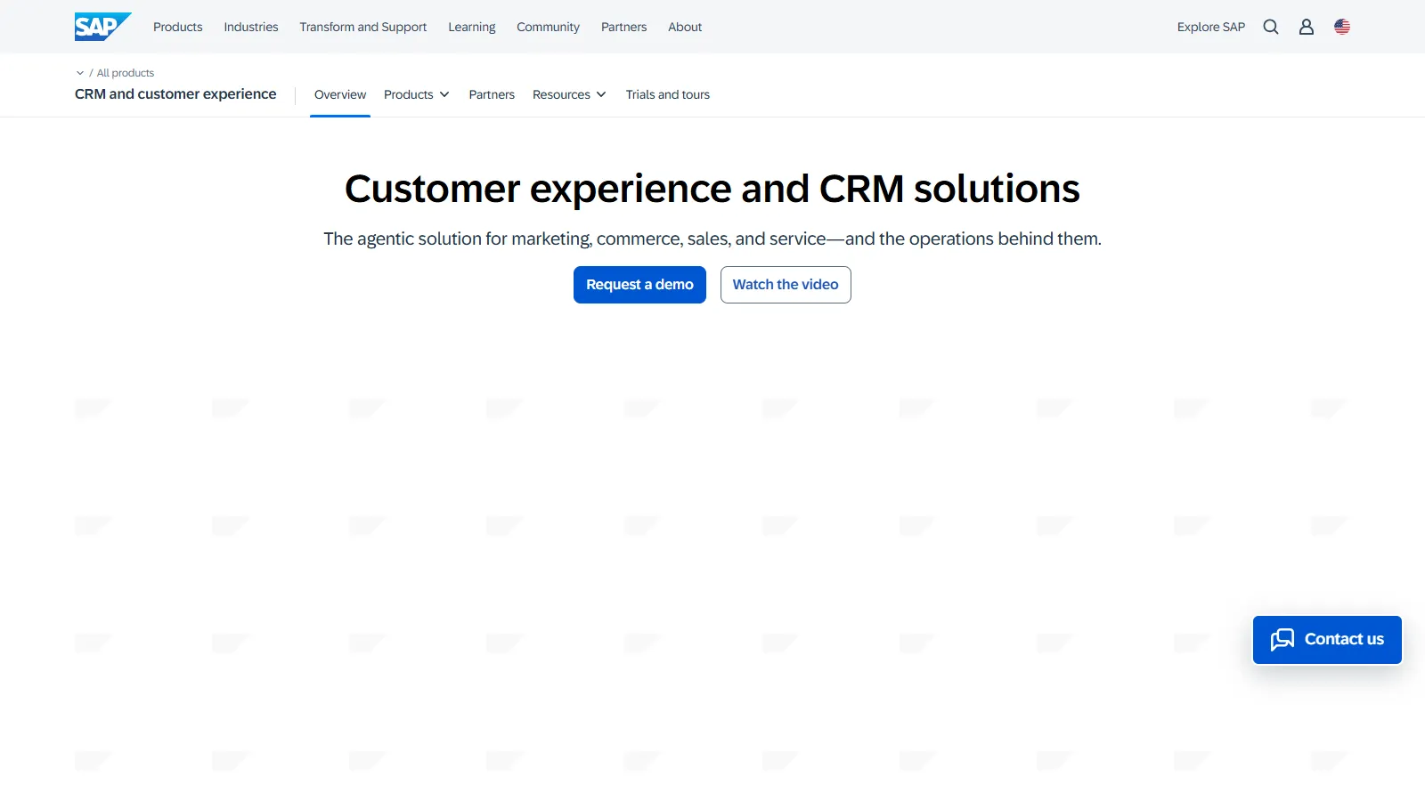 SAP Sales Cloud showing account intelligence, visit planning, and ERP integration