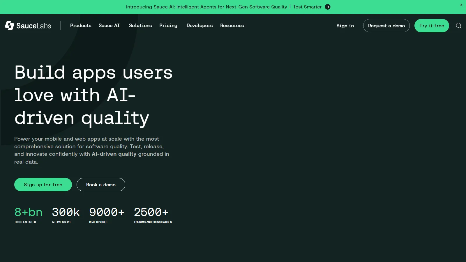 Sauce Labs enterprise testing