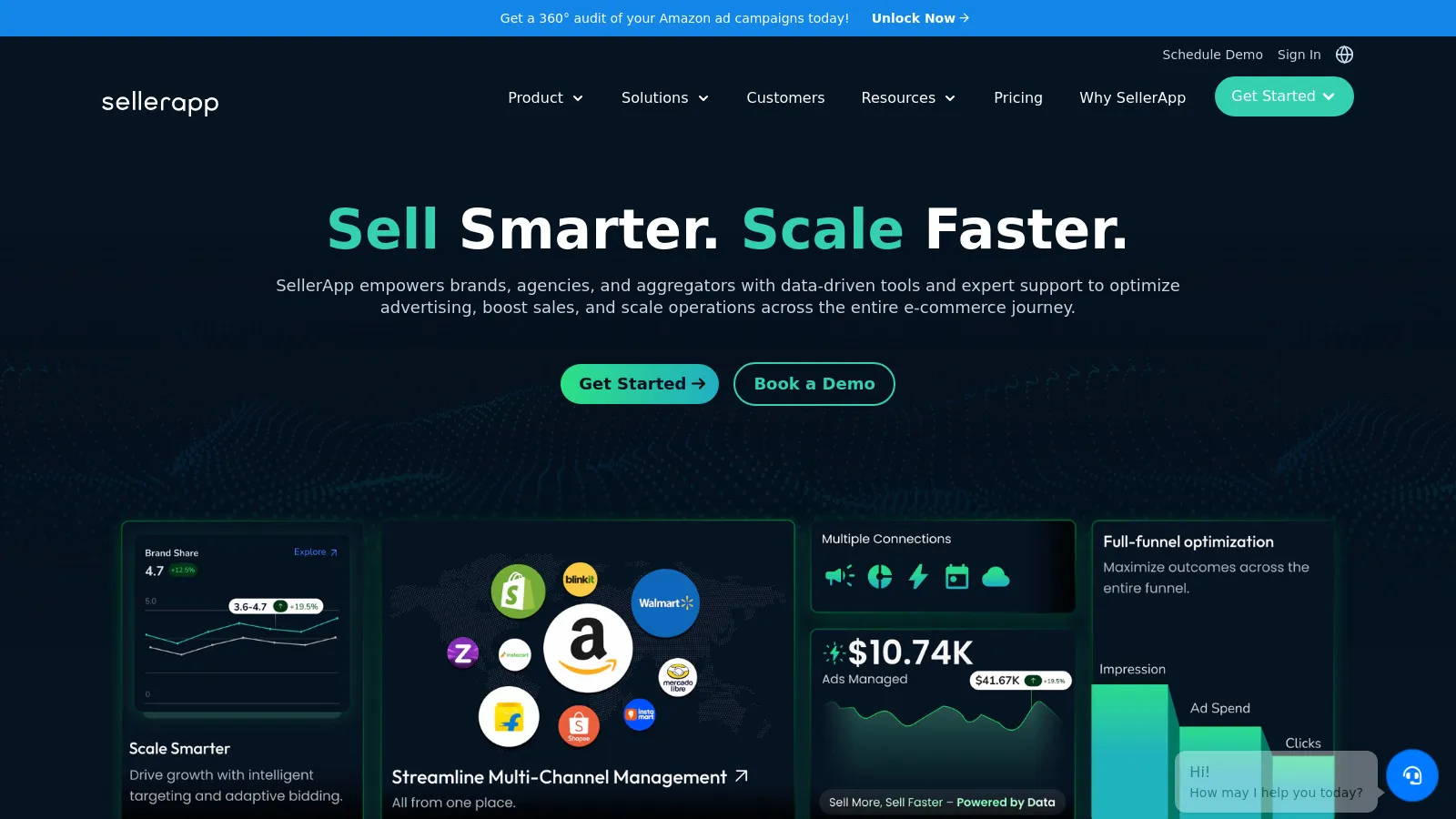 SellerApp AI listing writer generating optimized product descriptions