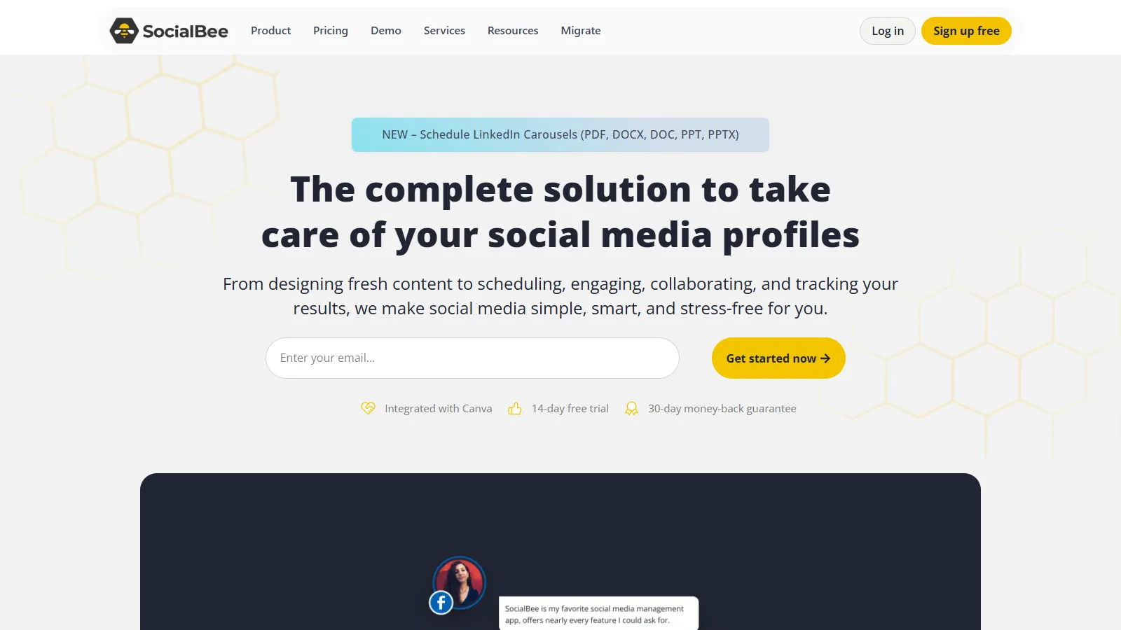 SocialBee category-based content scheduling