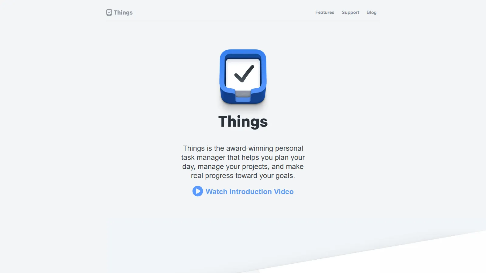 Things 3 areas and projects