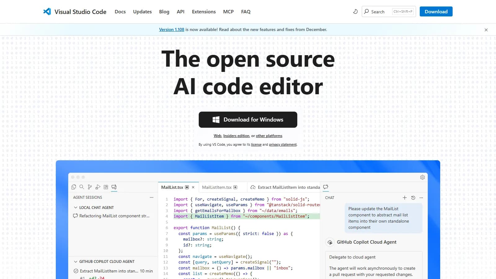 VS Code project management interface with task boards and timeline