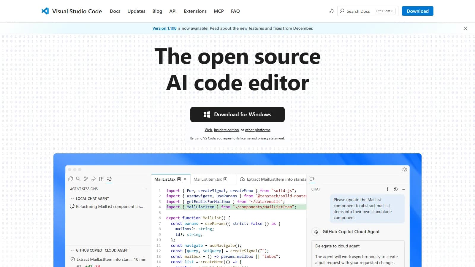 VS Code merge editor