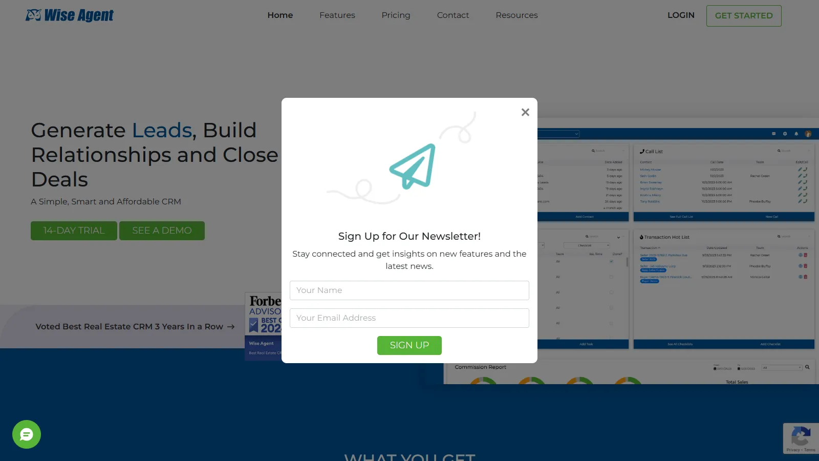 Wise Agent transaction management