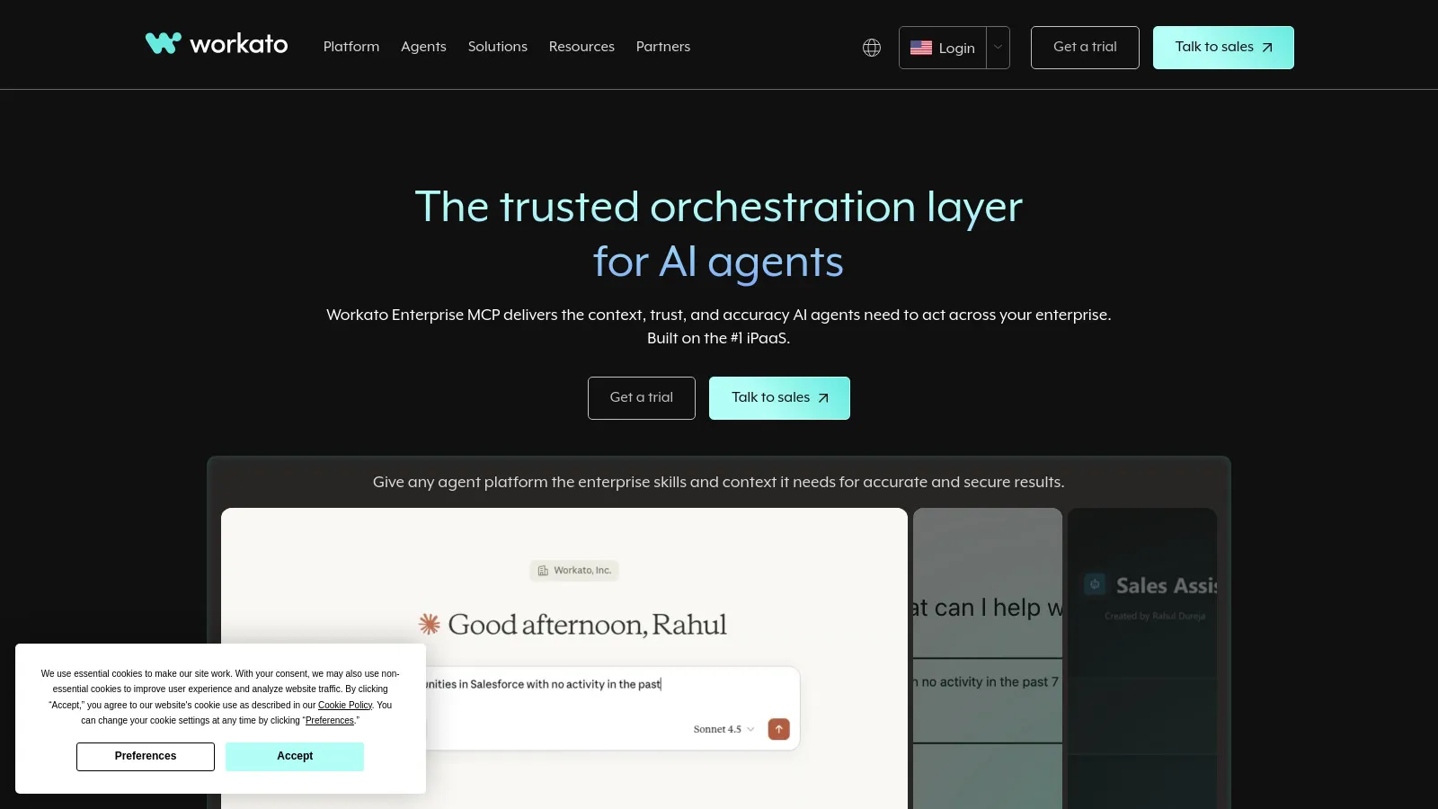 Workato AI-powered automation